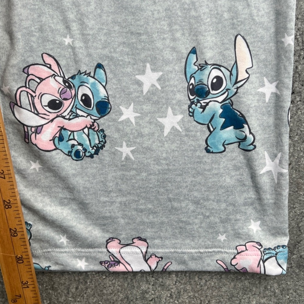 Disney Stitch‎ Angel Ladies Pajama Sleep Pants Star All Over Print Size S NWT - Picture 5 of 6